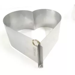 Szív formája 26 cm, talp nélkül, (magasság 12 cm)