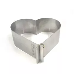 Szív formája 24 cm, talp nélkül, (magasság 12 cm)