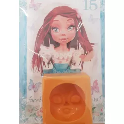 Szilikon forma – arc, 3×3,5 cm