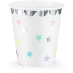 Unikornis pohárkák - csillagok, 180 ml