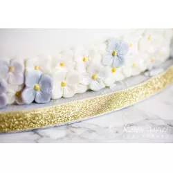 Szilikon forma torta dísz virágokhoz