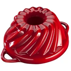 Eliška Litinová öntöttvas sütőforma Kis kuglóf GOURMETINA - Árnyékosvörös