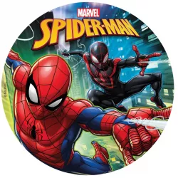 Fogyasztható Spiderman papír 20 cm