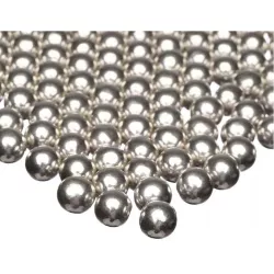 Díszítés ezüst gyöngy közepes méretű 90 g