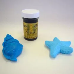 Gelová barva Sugarflair (25 g) Ice Blue 316 tortára