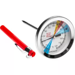Hőmérő sonkarákóhoz 0,8 kg kapacitású hőmérő tartománya 0-120 °C