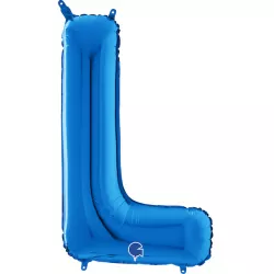 Lufi betű L kék 66 cm