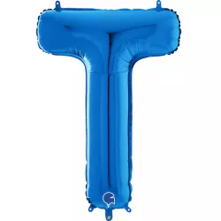 Lufi betű T kék 66 cm