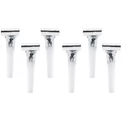 Parti fújók fémszürke 6 darab