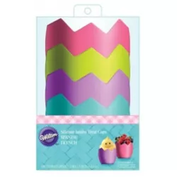 Szilikon muffinforma, 4 db, 5,5 × 7 × 6,5 cm - Decora
