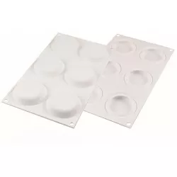 Szilikon forma Chablon kerek 6x 50 ml