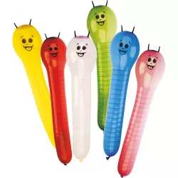 6 latex balónů Caterpillar 60,9 cm