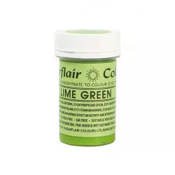 Gelová barva Sugarflair (25 g) Lime Green A141 tortához