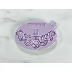 Szilikon forma Art Deco Filigree 12 × 4 cm