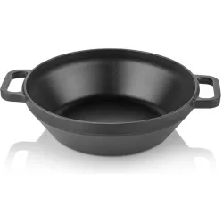 Öntöttvas wok serpeny fekete