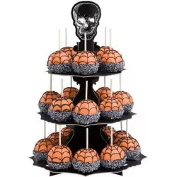 Cupcake-állvány Koponya 30 x 43 cm