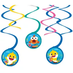 Parti dekoráció függő Baby Shark 30 - 60 cm
