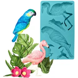Szőtt madárformájú szilikon forma 20x11,5 cm
