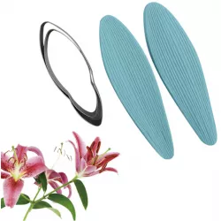 Liliakompresszor és lilianagomb készítő forma 11,5x3,5 cm