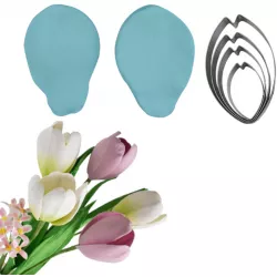 Veiner és kiszúró tulipánhoz — 6 × 8,5 cm