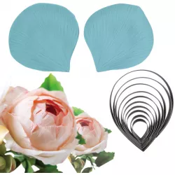 Vénászó és rózsa kiszúró, 8×10 cm