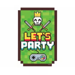 Parti meghívó a Minecrafthez 6 darab