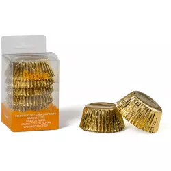 Lilahú muffinpapírok arany 60 db 50x32 mm