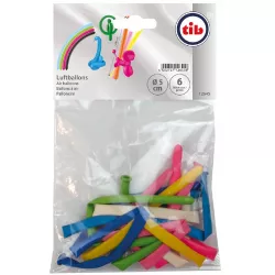 6 darab modellező és formázó lufi