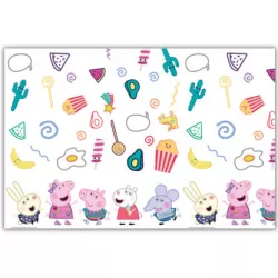 Tálasztalterítő 180x120 cm Peppa malac