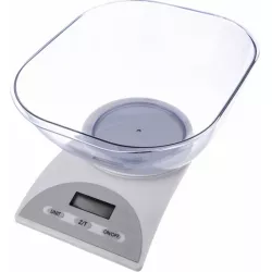 Digitális konyhai mérleg tálcával, 5 kg, 131810