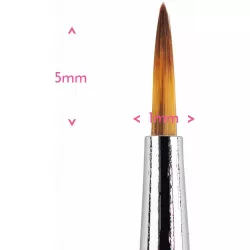 Szőkőkék pontos hegyű ecset 0/3