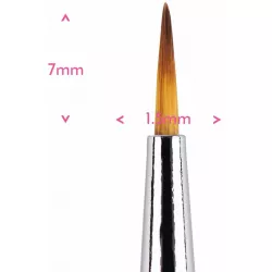 Sziakecskés hegyes ecset 0/2