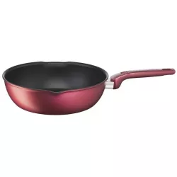Tefal WOK serpenyő, piros 26 x 8 cm