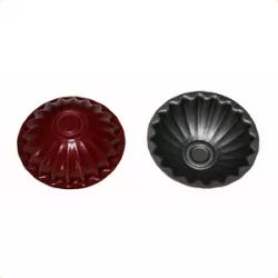 Teflon tortaformák kosárkák 20 darab 55x15 mm