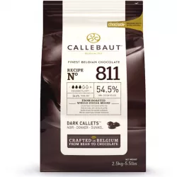 Csokoládé 811 keserű 54,5% 2,5kg