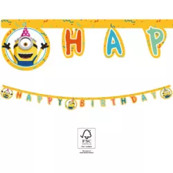 Girlanda 2m Minionok Boldog Születésnapot