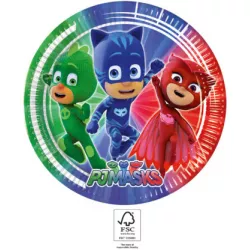 Pártiszalvételi papírtányér 23 cm PJ Masks