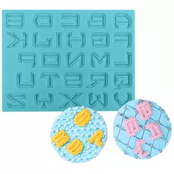 Szilikon formázó betűkészlet sci-fi 11,5x15 cm