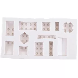 Szilikon formázó kocka gyerekeknek 12x6,5 cm