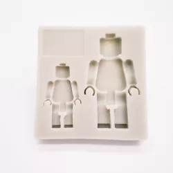 Szilikon formázófigurák gyermekek számára kockákhoz 10x10 cm