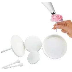 Cukrászati tűhegyek műanyag készlet 4 darabos