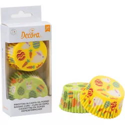 Sütiboxerek muffinighez 36 db Húsvéti nyúlhölgy, tojások és répa