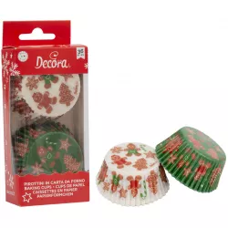 Papírtortás muffins 36 db karácsonyi