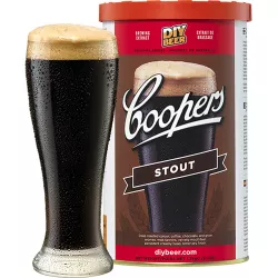 Sörfőzéshez való sötét Stout Coopers sörkoncentrát 1,7 kg 23 literhez