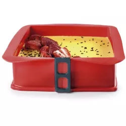 Felszínnyitó összecsukható formája 25x25 cm üvegalappal