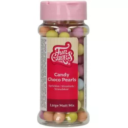 Csokoládés gyöngyek pasztell színekben 70 g