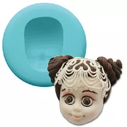 Szilikon arcforma kislány 5 cm