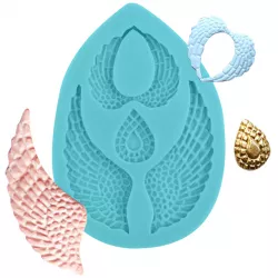 Szilikon formázó angyalszárny 10x8 cm
