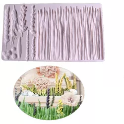 Szilikon formázó lápi mező virága 20x12 cm