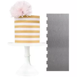 Szórólemez a torta széleihez Stripes 23x9 cm